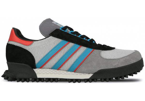 Мужские кроссовки Adidas Originals Marathon серые с черным